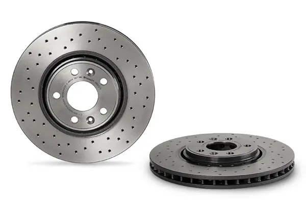 Brembo discs with through holes: Code 09B3521X 