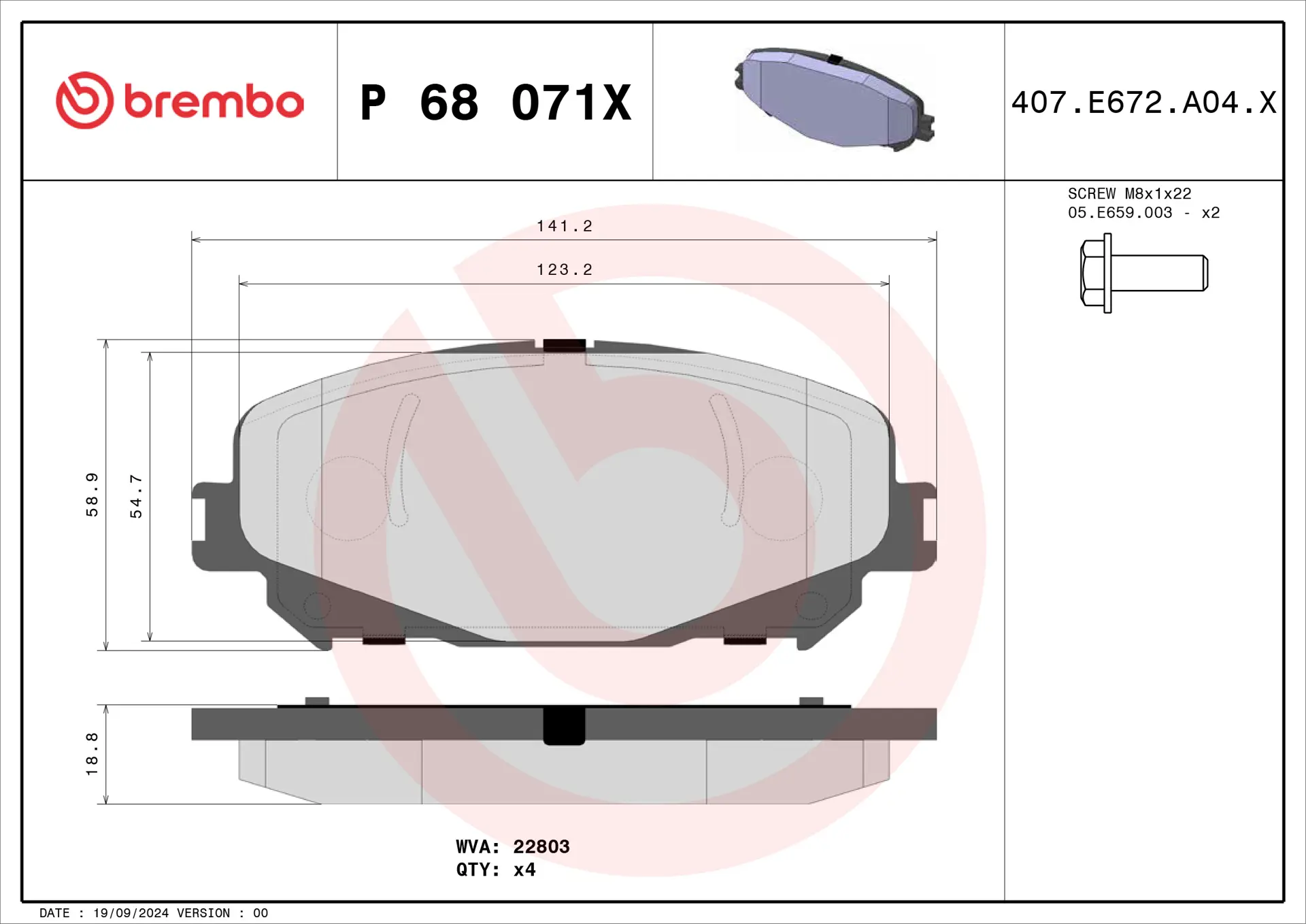 P 68 071X