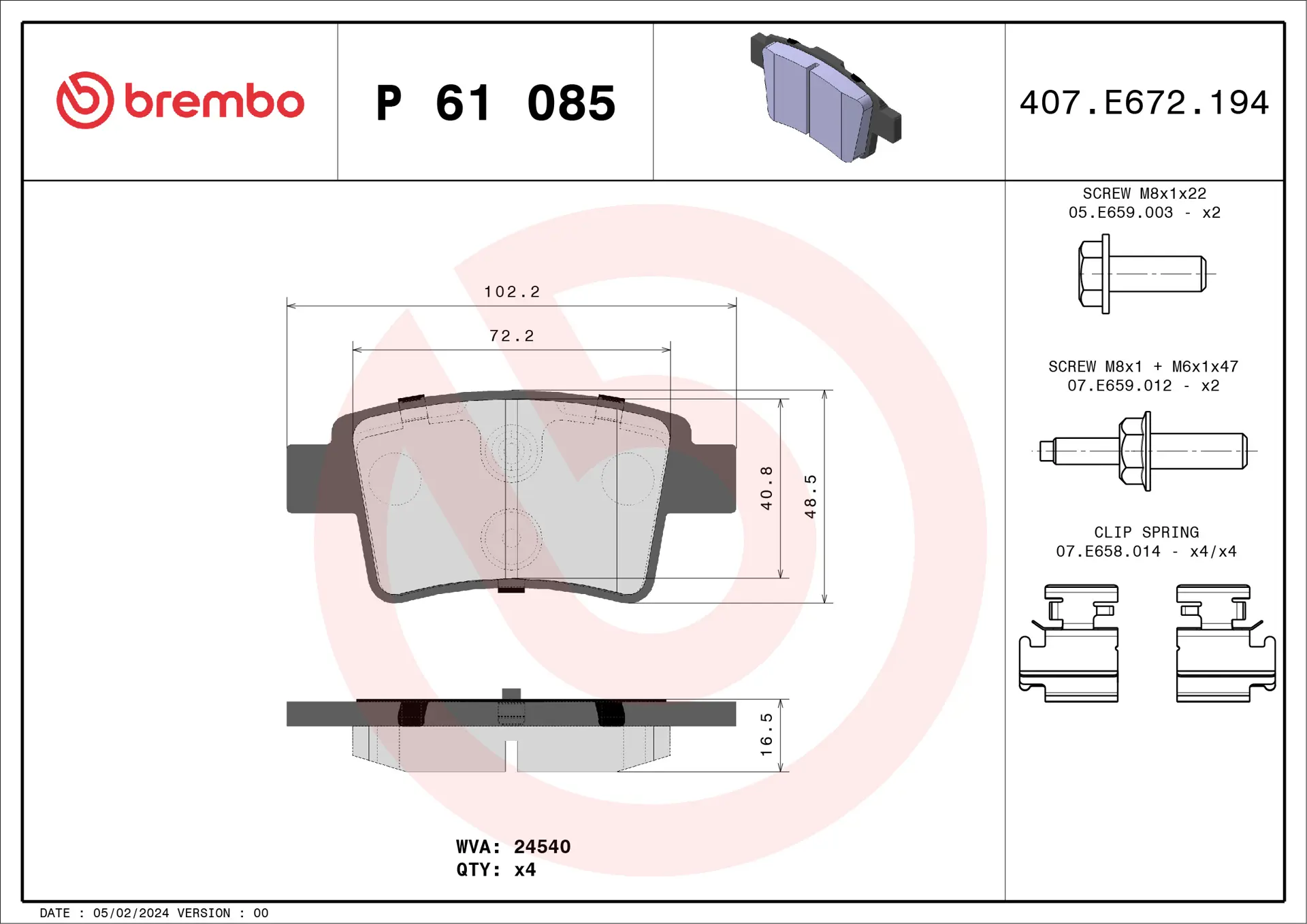 P 61 085