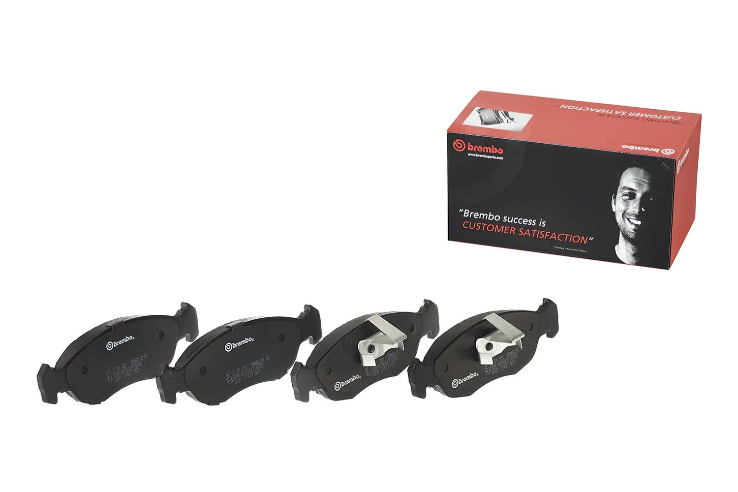 Plaquettes De Frein Avant Brembo P61051 - Compatible Peugeot 306, Citroën Saxo, Xsara (Modèles Diesel Et Essence)