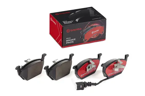 Plaquettes De Frein Avant Brembo P85072 - Compatible VW Golf IV, V, VI - Avec Indicateur D'usure