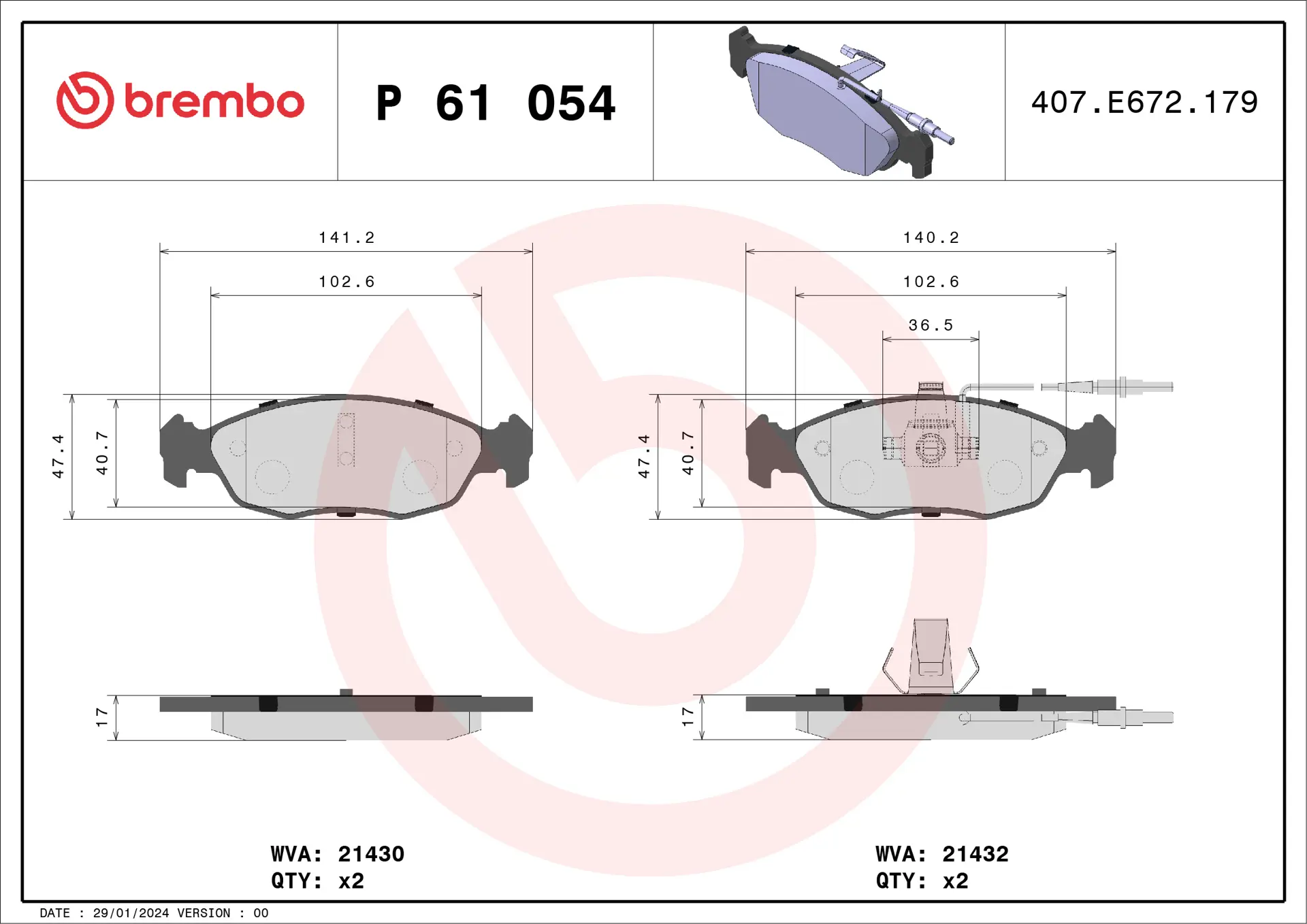 P 61 054