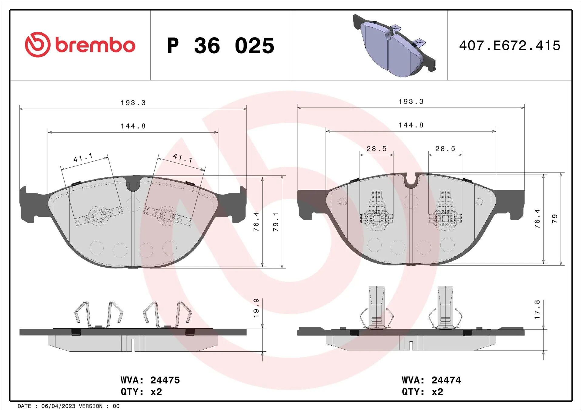 P 36 025