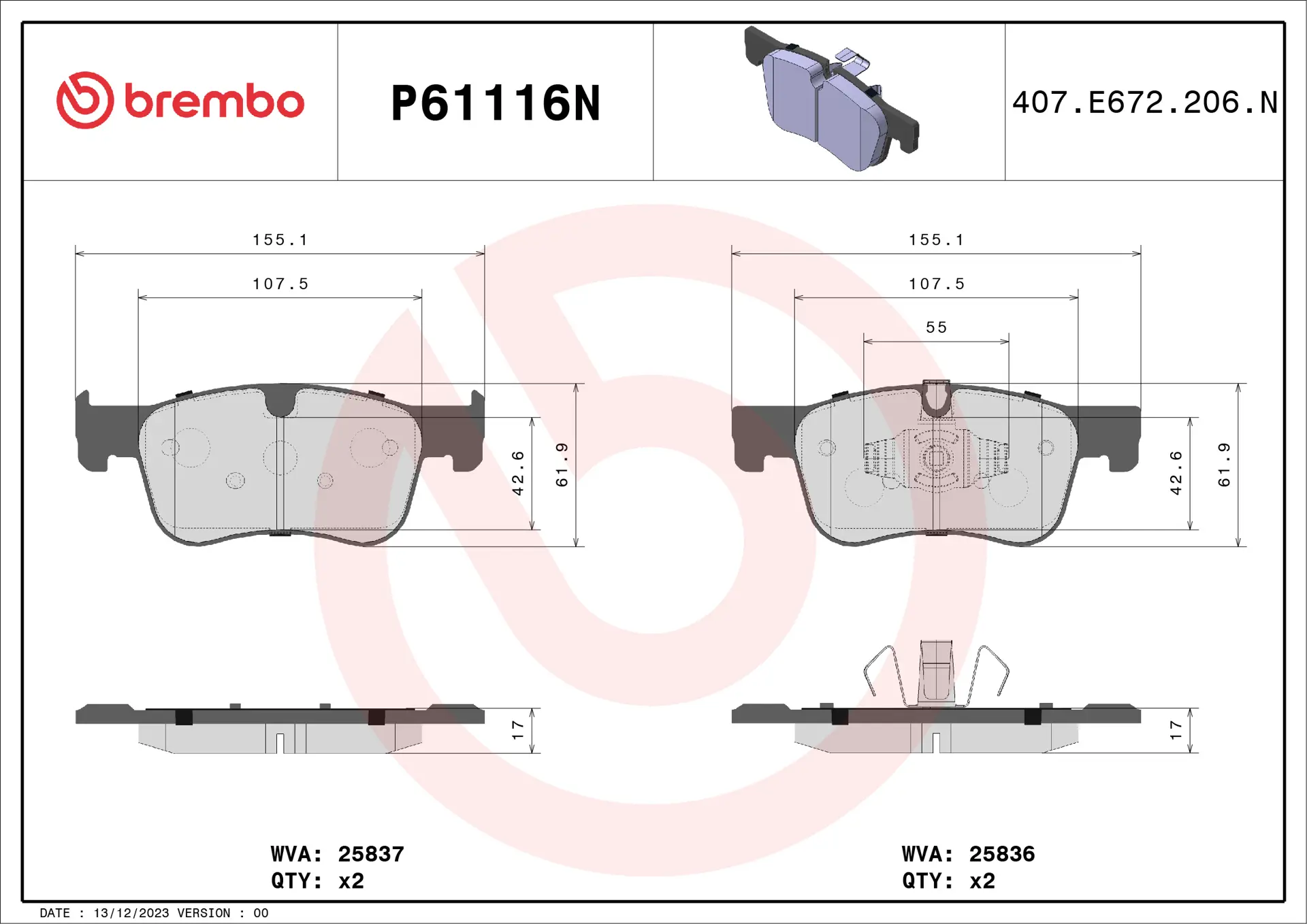 P61116N