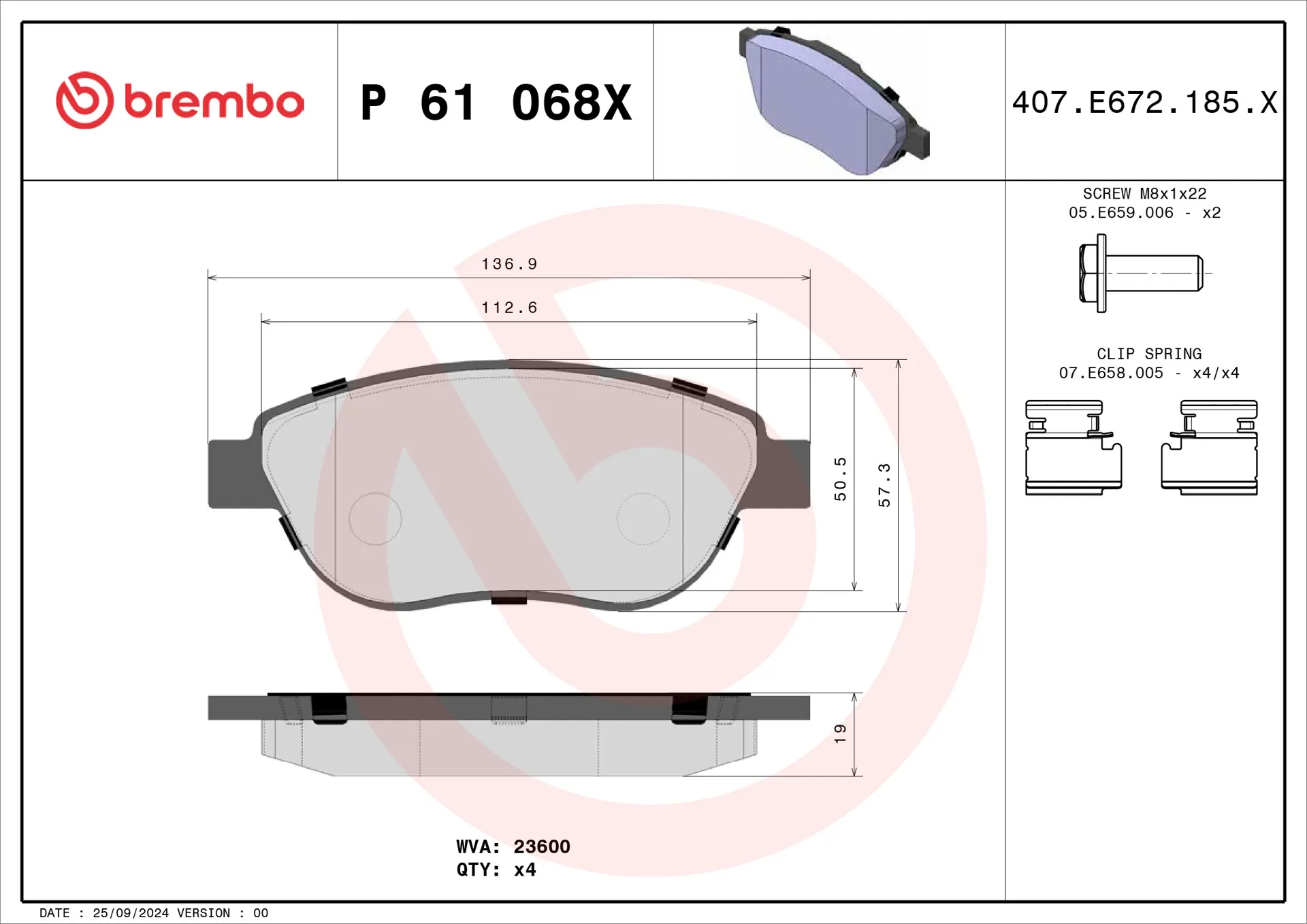 P 61 068X