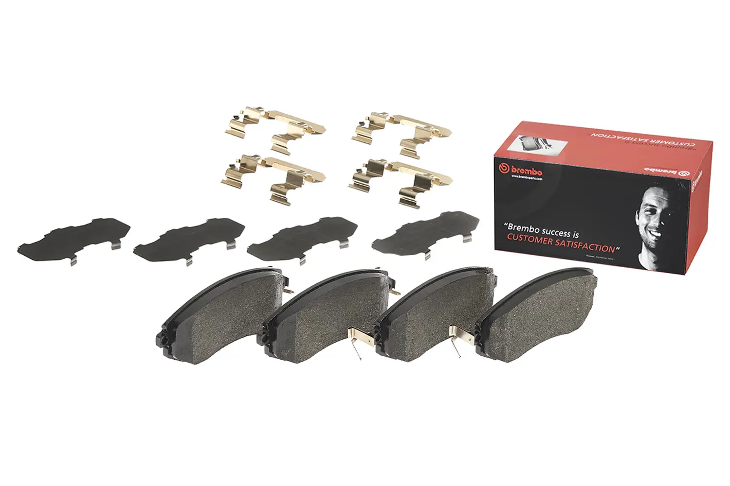 Brembo P 78 016 - Pastiglie Freno Posteriori Per Auto Con Indicatore Usura, WVA 23381/23382