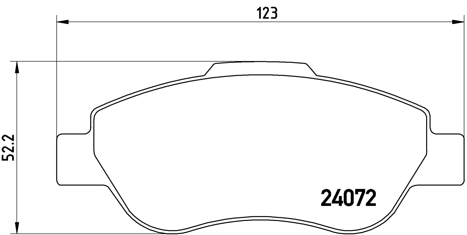 Brembo P 50 123 – Pastiglie Freno Anteriori Con Indicatore Usura (WVA 25997)