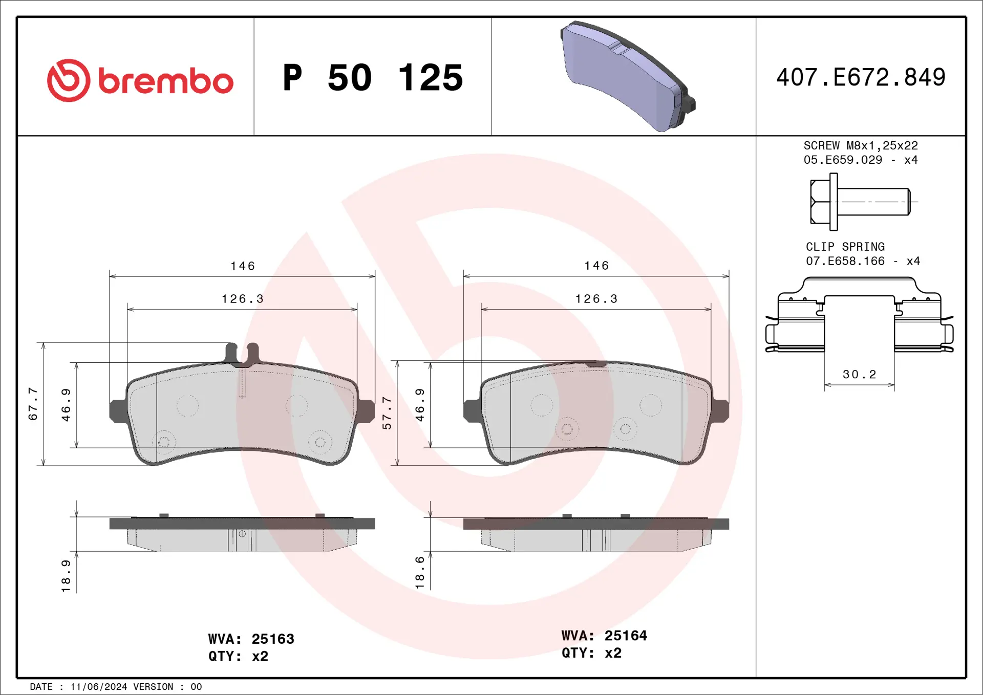 P 50 125