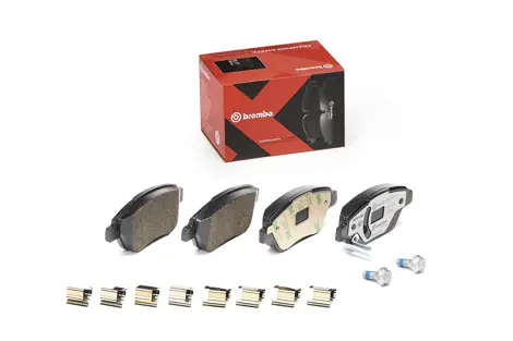 Pastiglie Freno Posteriori Brembo P 59 031, Per Auto, Con Indicatore Usura E Bulloni, Larghezza 104.9mm