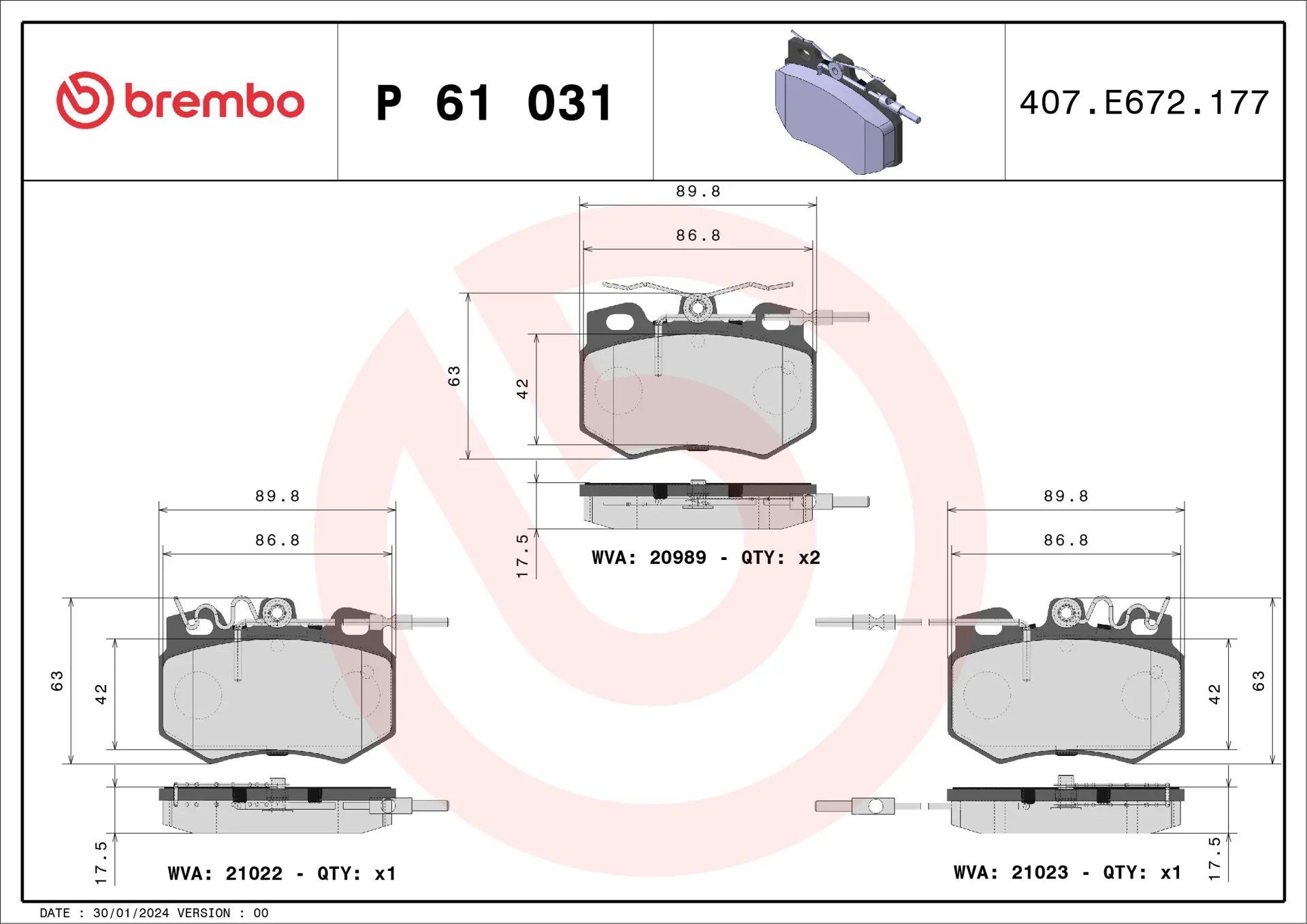 P 61 031