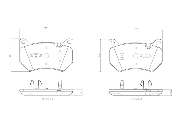 브레이크 패드 Brembo P85181N