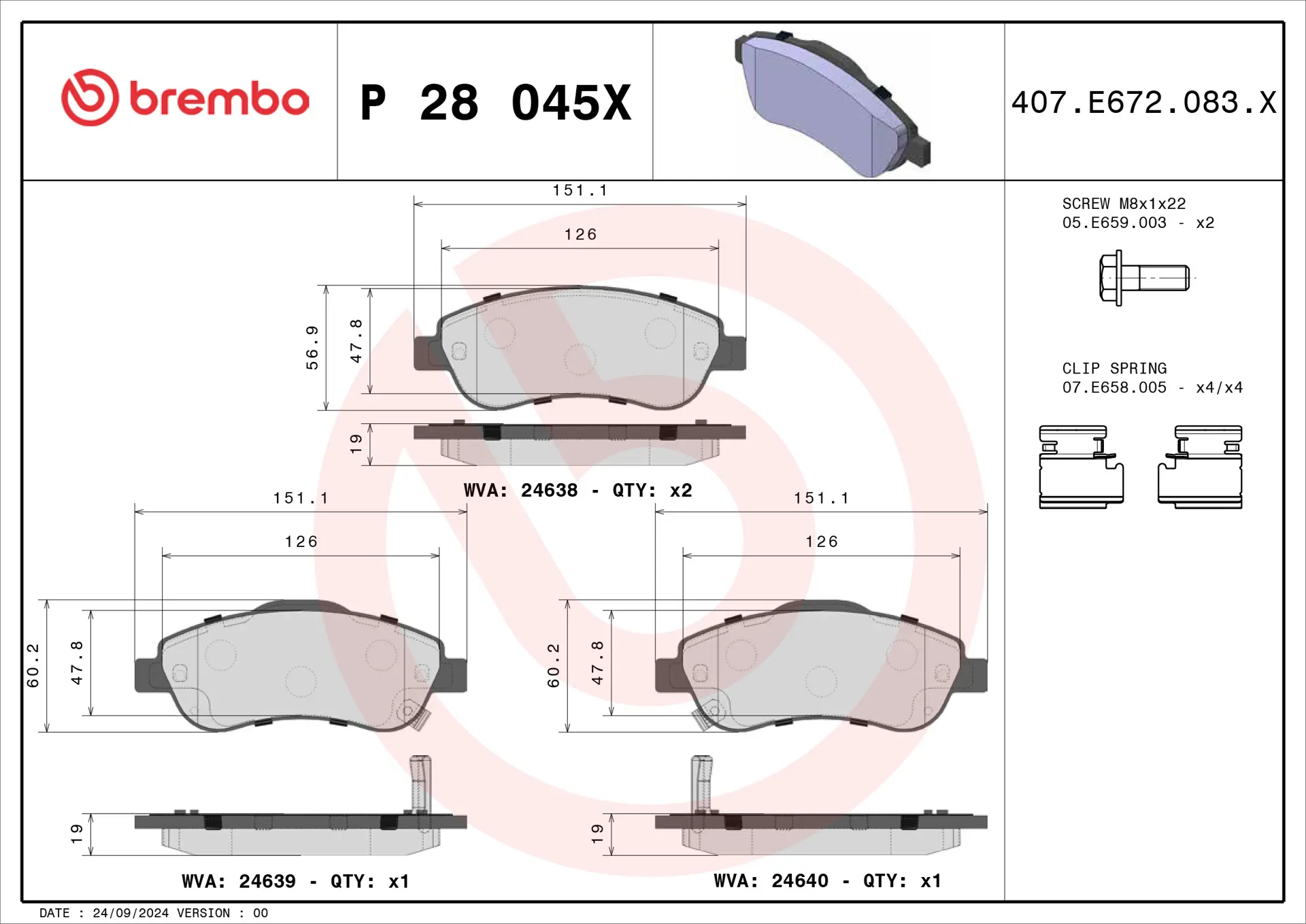P 28 045X