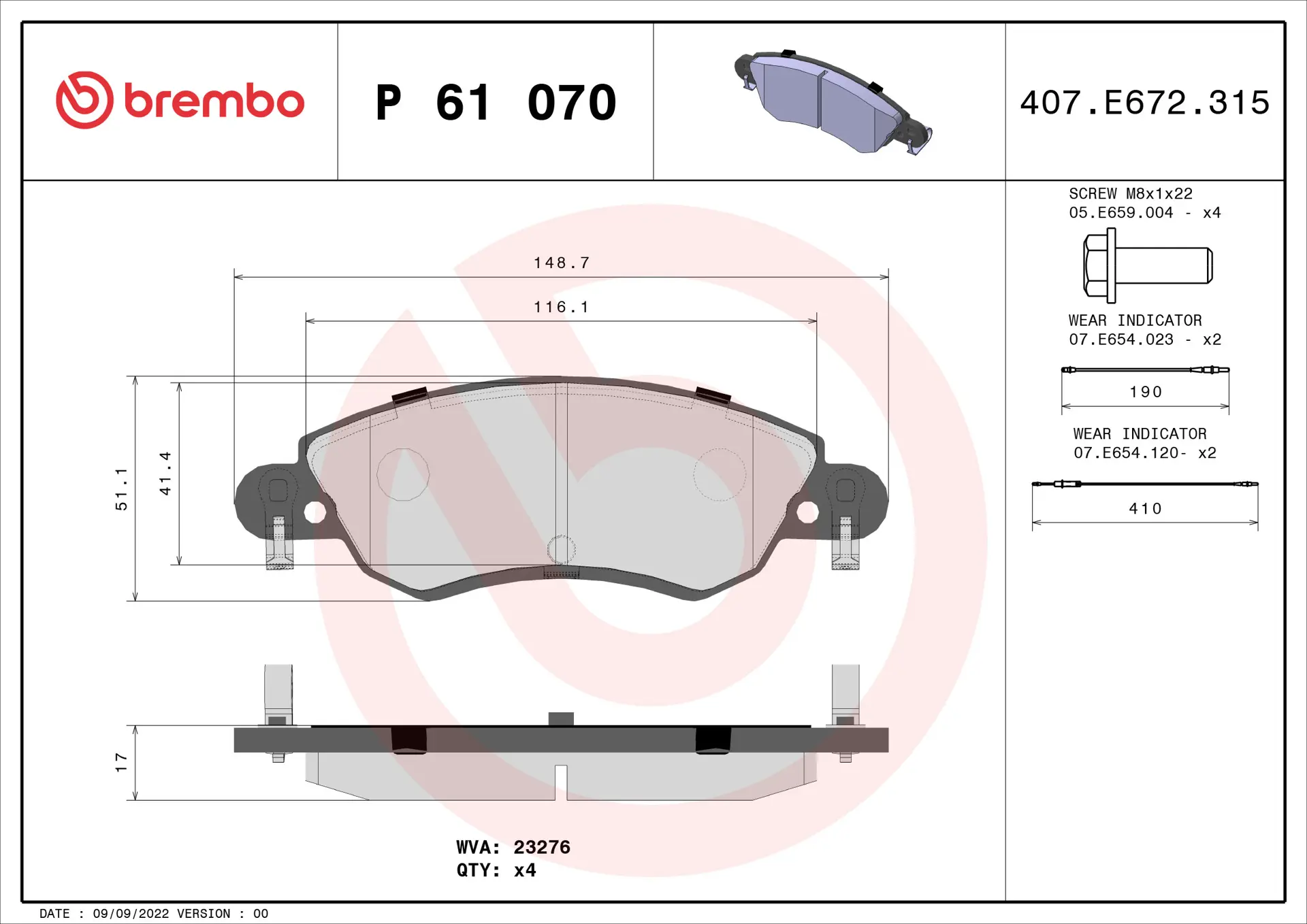P 61 070