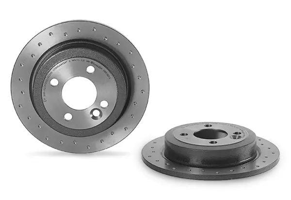 Discos Brembo com orifícios cegos: Código 0891631X