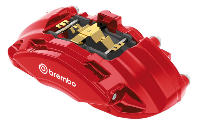 Красный тормозной суппорт Brembo Xtra