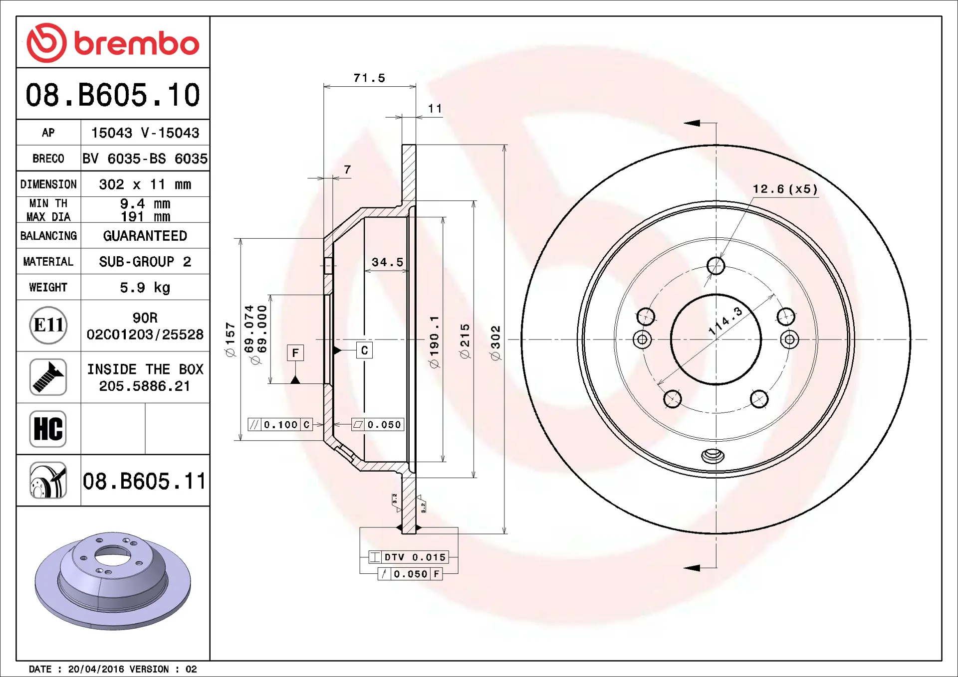 08.B605.10