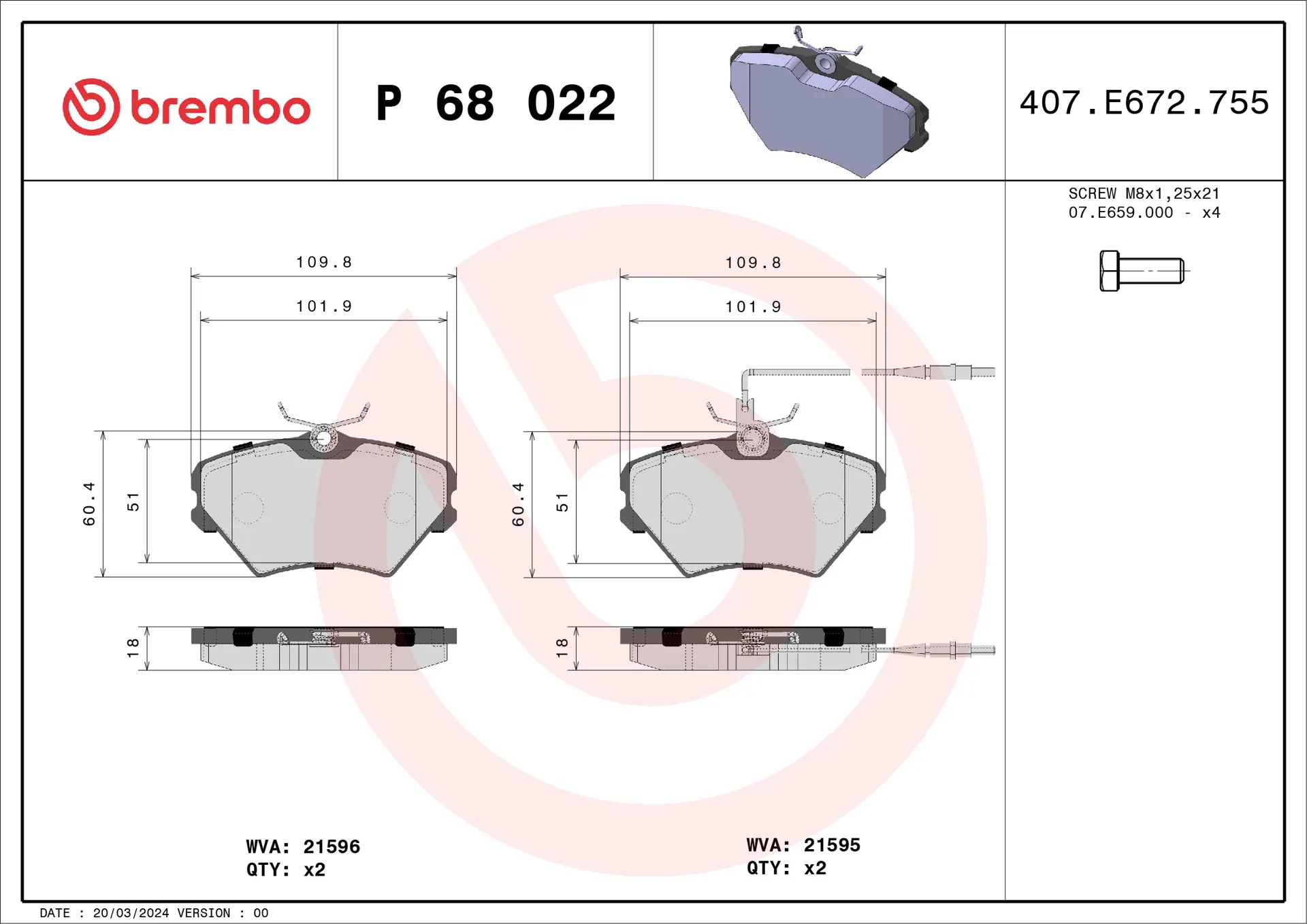 P 68 022