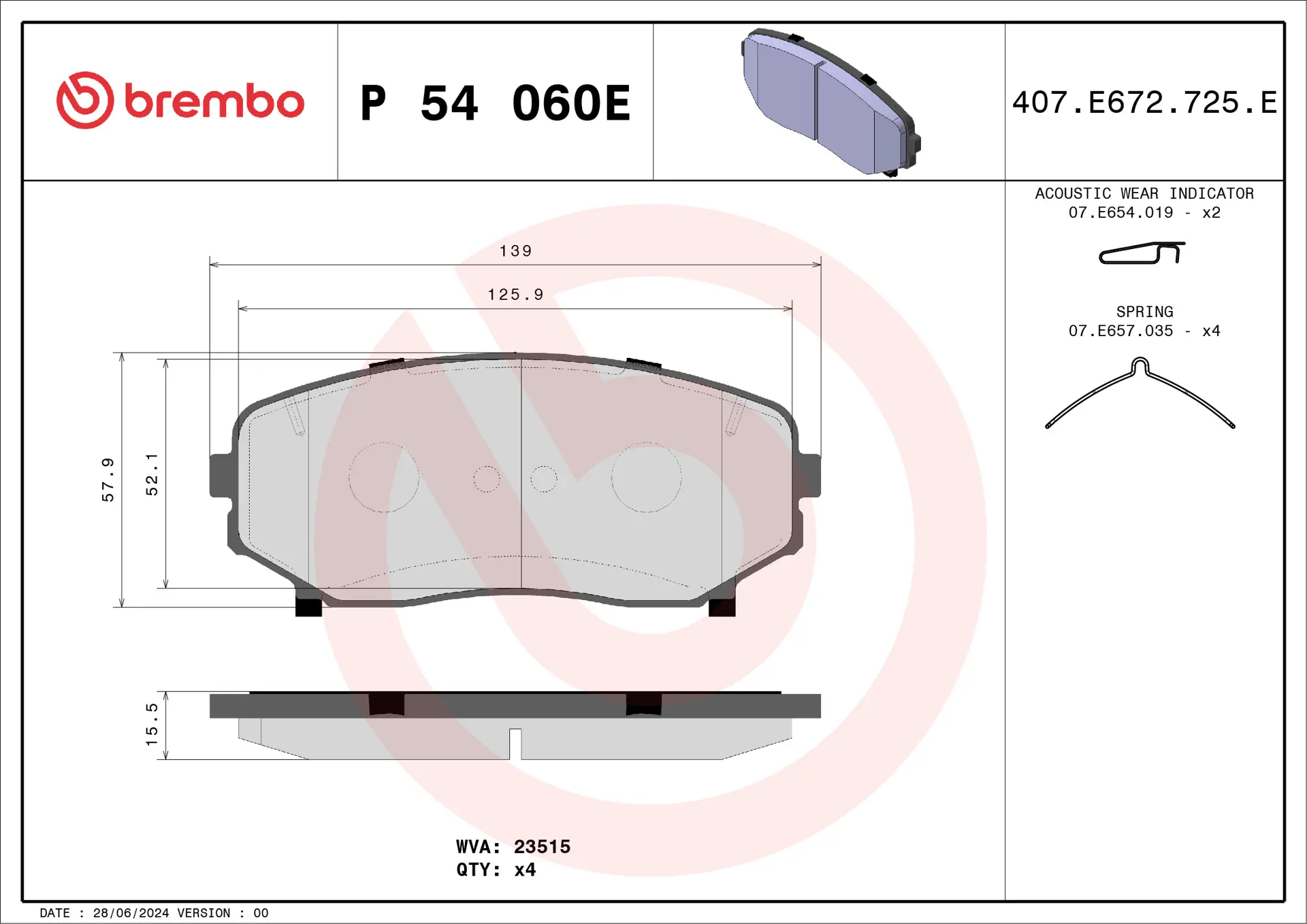 P 54 060E