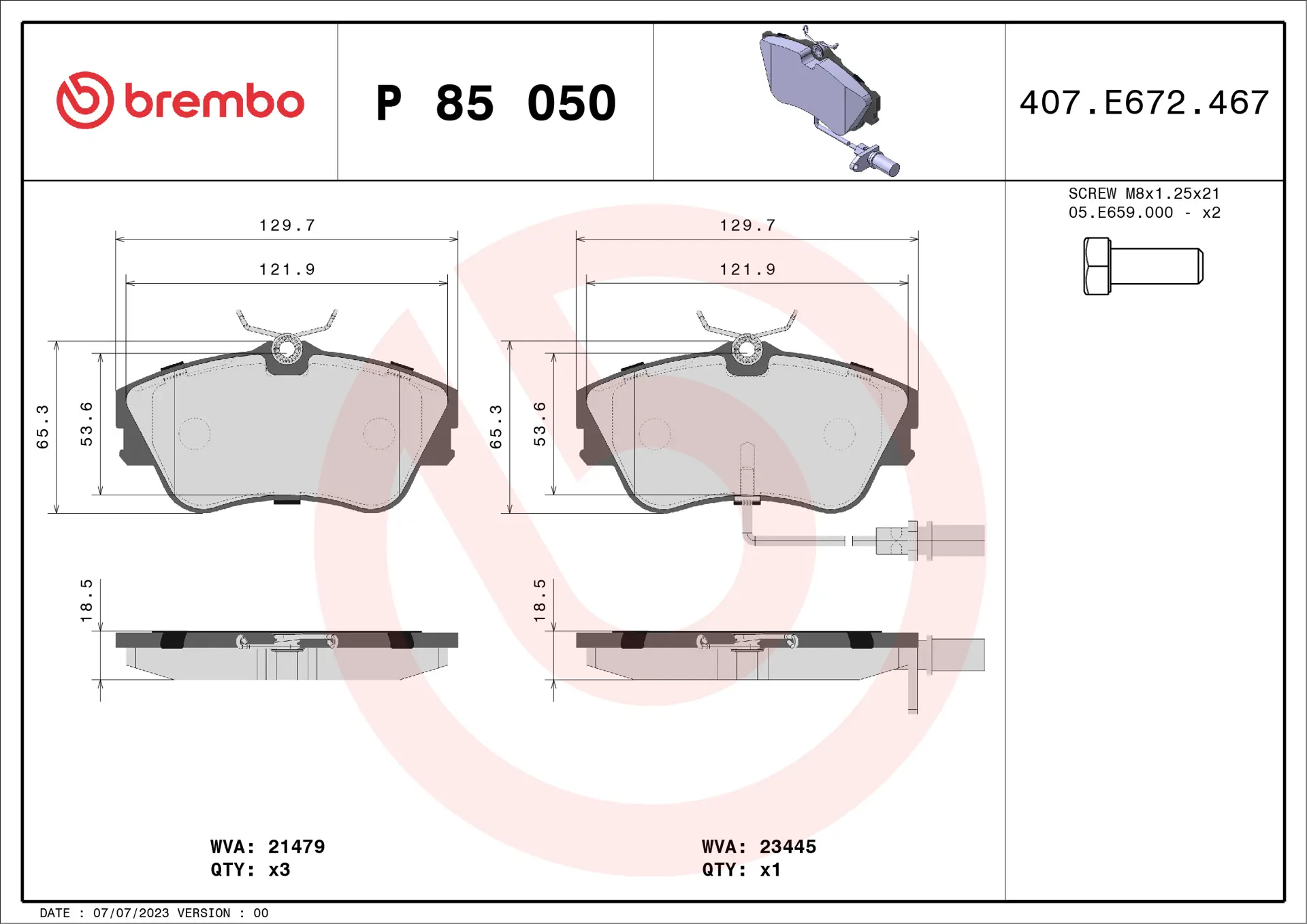 P 85 050