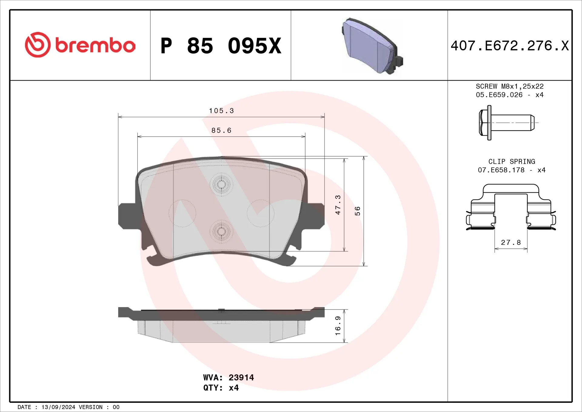 P 85 095X