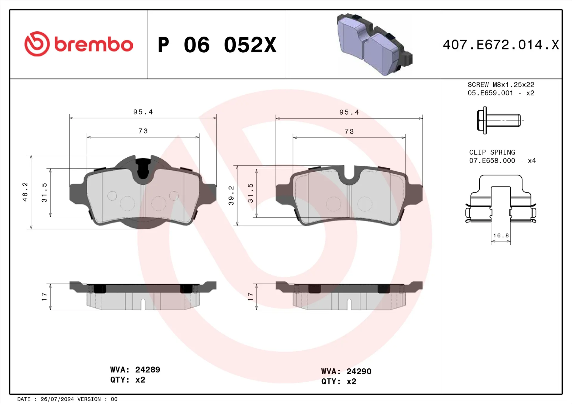P 06 052X