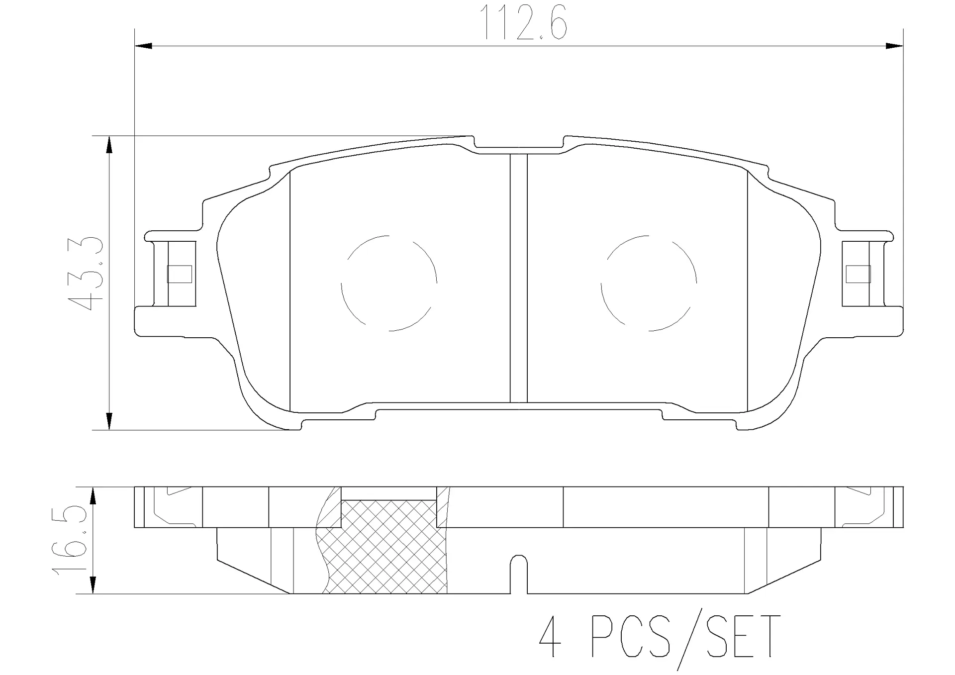 制动片布雷博P 83 169