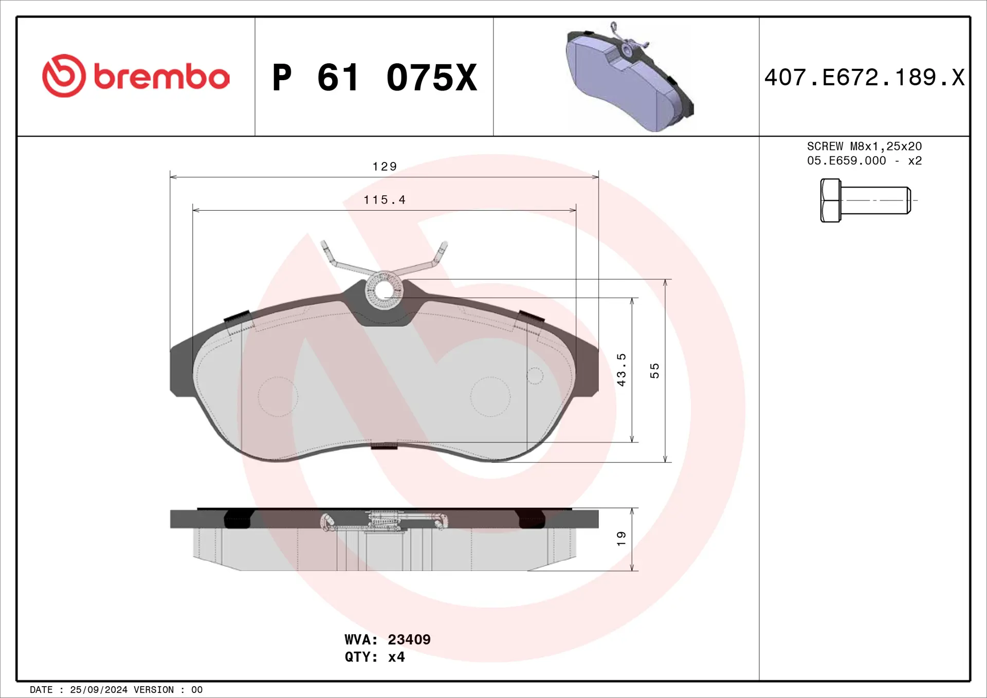 P 61 075X