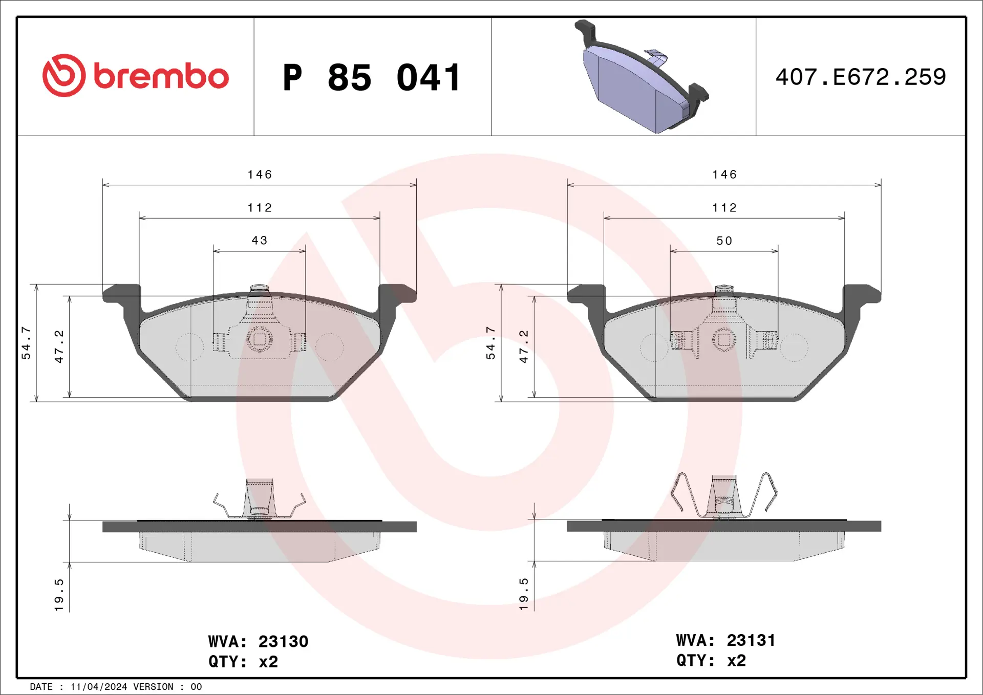 P 85 041