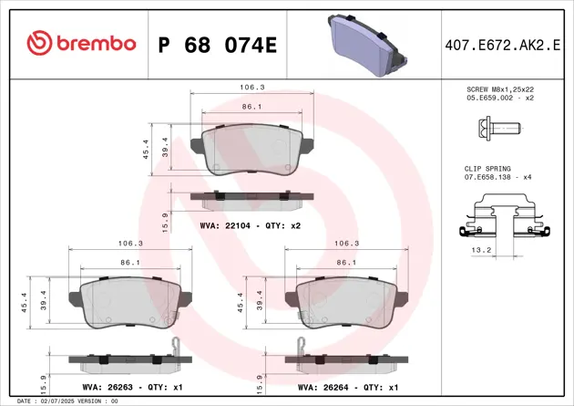 P 68 074E
