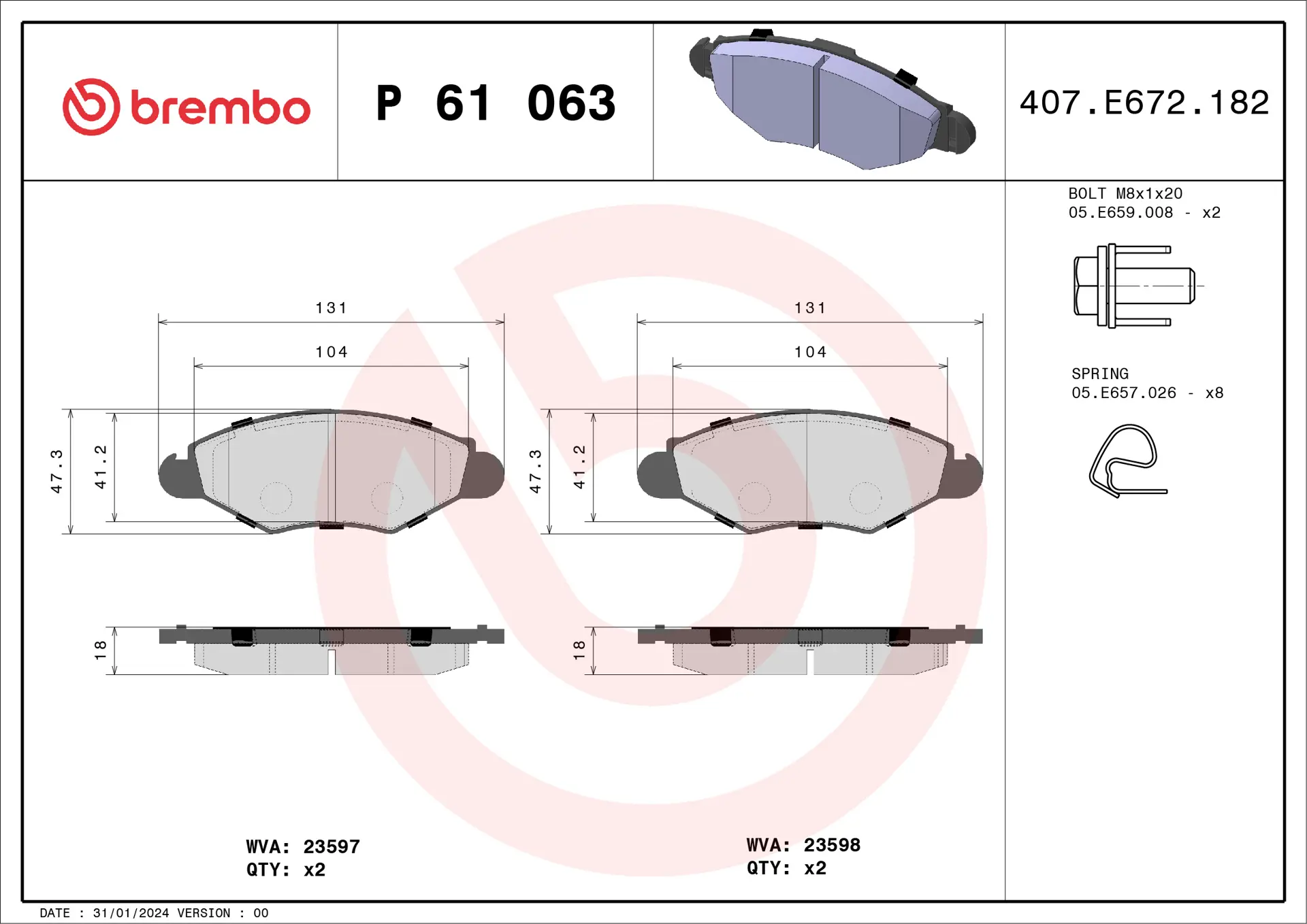 P 61 063