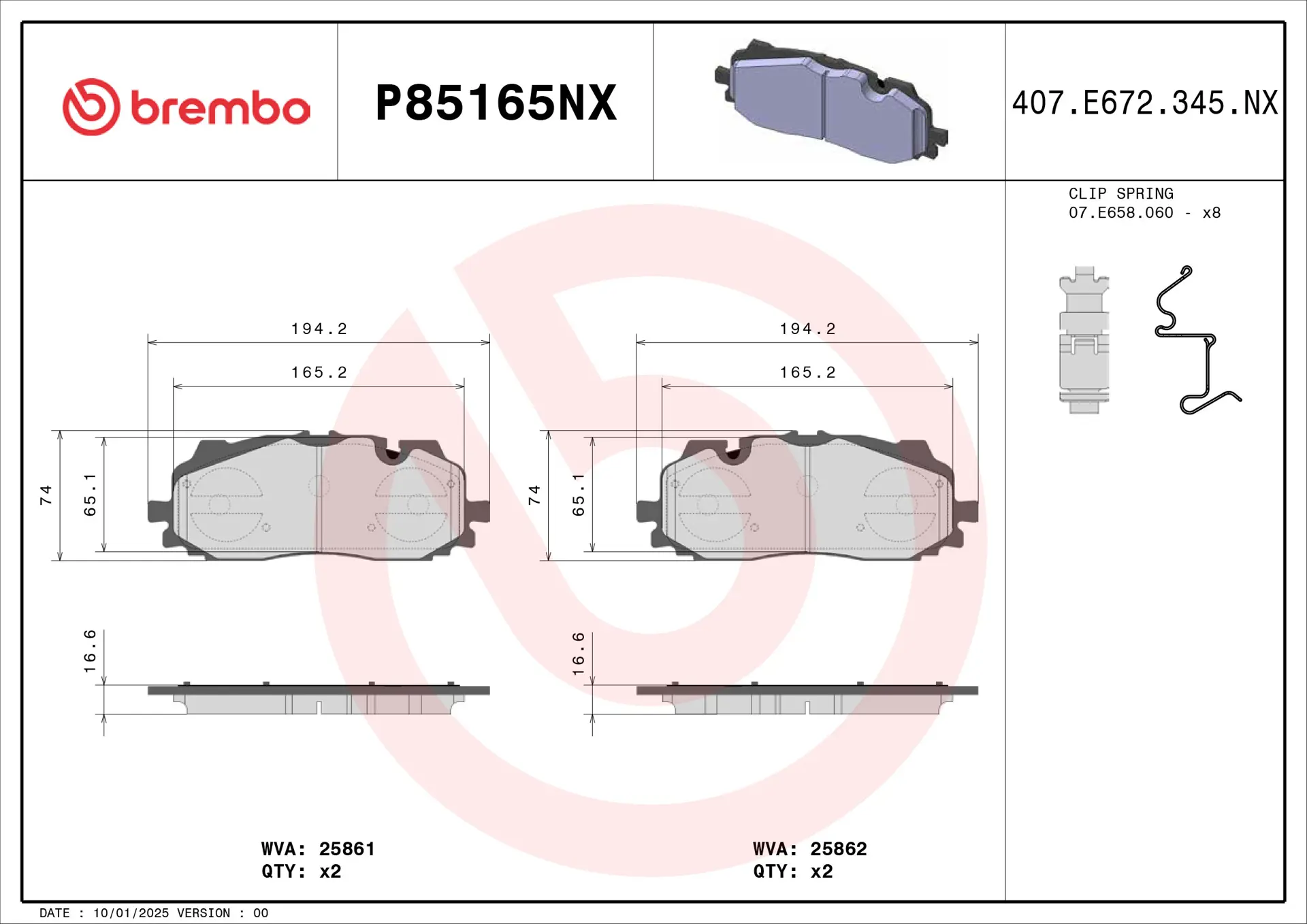 P85165NX