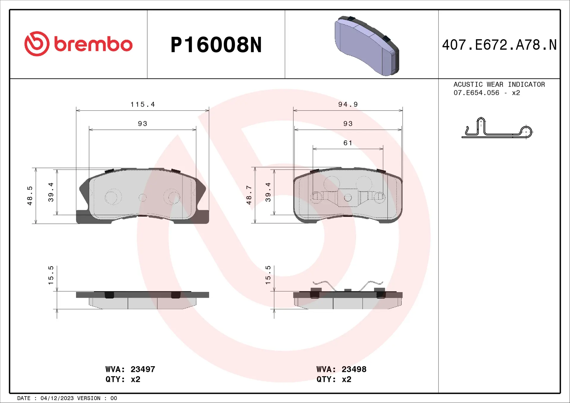 P16008N