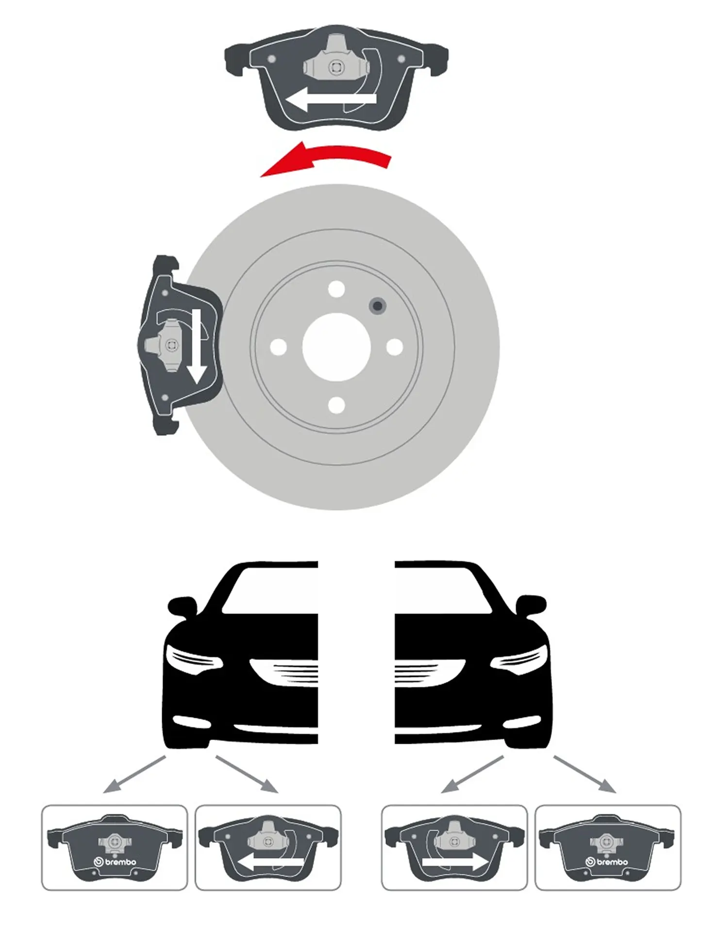 防噪音墊片上的半月形槽口